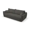 Canapea Extensibila Allora, 240x108x88 cm, Stofa Melody 5 - Gri Inchis picture - 9