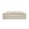 Canapea Extensibila Big Buddy Extra Large, 302x130x92 cm, Suprafata Pentru Dormit - 182x244 cm, Stofa - Beige Deschis picture - 2
