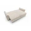 Canapea Extensibila Big Buddy Extra Large, 302x130x92 cm, Suprafata Pentru Dormit - 182x244 cm, Stofa - Beige Deschis picture - 10