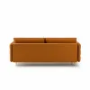 Canapea Extensibila Cavola Gold, 222x94x92 cm, Catifea Magic Velvet 2286 - Portocaliu picture - 4
