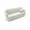 Canapea Extensibila Cloud, 227x105x92 cm, Stofa, Crem picture - 3