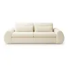 Canapea Extensibila Cube, 274x125x72/90 cm, Suprafata de Dormit Extra Large, Stofa, Crem picture - 1