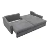 Canapea Extensibila Evora Extra Large, 276x137x71/92 cm, Stofa Lincoln 90 Gri Inchis picture - 4