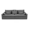 Canapea Extensibila Evora Extra Large, 276x137x71/92 cm, Stofa Lincoln 90 Gri Inchis picture - 1