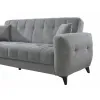 Canapea Extensibila Hermes, 222x88x88 cm, Stofa, Gri picture - 5