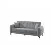 Canapea Extensibila Hermes, 222x88x88 cm, Stofa, Gri picture - 2