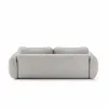 Canapea Extensibila Umea, 257x108x92 cm, Stofa, Gri Platina picture - 7
