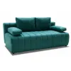 Canapea Extensibila Zeno, 194x94x95 cm, Stofa, Verde picture - 1