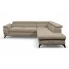Coltar Extensibil Aldeia, 251.5x200x70/90 cm, Stofa - Beige Inchis picture - 1