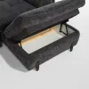 Coltar Extensibil Almeria, PR2, 250x220x95 cm, Stofa Reven 18, Grafit picture - 5