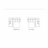 Coltar Extensibil Almeria, PR2, 250x220x95 cm, Stofa Reven 18, Grafit picture - 9