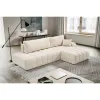 Coltar Extensibil Ballo, 276x176x88 cm, Stofa, Crem picture - 12