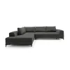 Coltar Extensibil Bologna, 314x211x72/85 cm, Stofa Nano 13, Gri Inchis picture - 1