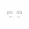 Coltar Extensibil Mario, 263x210x77-93 cm, Stofa Aragon 80 Gri Deschis picture - 6