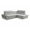 Coltar Extensibil Mario, 263x210x77-93 cm, Stofa Aragon 80 Gri Deschis picture - 2