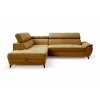 Coltar Extensibil Mario, 263x210x77-93 cm, Stofa Curio 48, Mustar picture - 1