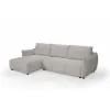 Coltar Extensibil Tulia, Sezlong Universal, 284x162x94 cm, Stofa, Gri Deschis, picture - 4