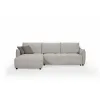 Coltar Extensibil Tulia, Sezlong Universal, 284x162x94 cm, Stofa, Gri Deschis, picture - 5