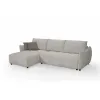 Coltar Extensibil Tulia, Sezlong Universal, 284x162x94 cm, Stofa, Gri Deschis, picture - 7