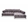 Coltar Fix Morgan, 262x184x87 cm, Stofa Grafit/Gri Inchis picture - 2