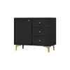 Comoda 3 Sertare + Usa, Tokyo 1, TYP 814, 83.6x40.8x93.5 cm picture - 2