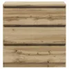 Comoda 3 Sertare Timber, 75x45x75.5 cm, Pal Melaminat,  Stejar Wotan picture - 3