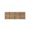 Comoda 4 Usi + 4 Sertare, Cross,  225x40x75 cm, Pal Melaminat, Stejar Wotan picture - 4