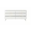 Comoda 6 Sertare, Lante 163-6S, 163.2x38x81.2 cm, MDF, Alb picture - 3