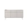 Comoda Level 3 Usi + 3 Sertare, 153-3S3D, 153x38x82.2 cm, MDF, Beige picture - 1