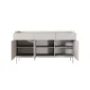 Comoda Level 3 Usi + 3 Sertare, 153-3S3D, 153x38x82.2 cm, MDF, Beige picture - 2