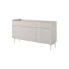 Comoda Level 3 Usi + 3 Sertare, 153-3S3D, 153x38x82.2 cm, MDF, Beige picture - 3