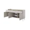 Comoda Level 3 Usi + 3 Sertare, 153-3S3D, 153x38x82.2 cm, MDF, Beige picture - 4