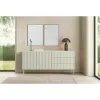 Comoda Muti 177, 2 Usi + 3 Sertare, 177x39.8x81.2 h cm, Riflaj MDF, Casmir picture - 2
