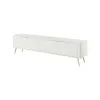Comoda TV Lante RTV200-2D, 200x38x51.2 cm, MDF, Alb picture - 1