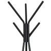 Cuier Hol Tip Pom - Calci - 49x49x181 cm, Metal, Negru/Natur picture - 2