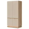 Dulap 2 Usi Milton ML08, 95x55.5x193.5 h cm, Pal Melaminat/MDF, Stejar Cremona/Casmir picture - 1
