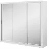 Dulap cu usi culisante IDEA ID-01-3L, 250x60x215 cm, Alb picture - 2