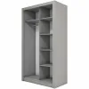 Dulap cu usi culisante IDEA ID-18, 120x60x215 cm, Gri picture - 2