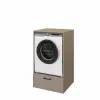 Dulap Pentru Masina De Spalat Rufe, Rosa, 67x67x117, Pal Melaminat, Beige Congo picture - 3