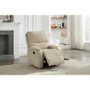 Fotoliu cu Recliner Johan, 79x94x104 cm, Stofa, Beige Deschis picture - 2