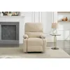 Fotoliu cu Recliner Johan, 79x94x104 cm, Stofa, Beige Deschis picture - 3