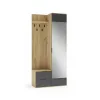 Garderoba Herne 102, 100x45x203 H cm, Pal Melaminat, Stejar Auriu/Antracit picture - 1