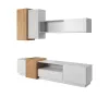 Living 3D, 220x45x53.55 cm, Alb/Stejar Craft Auriu picture - 1