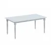 Masa Extensibila Clover, 160-200x90x76 h cm, Lemn/MDF, Alba picture - 2