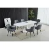Masa Extensibila Cosmic, 160-210x90x76 h cm, Alba picture - 1