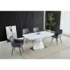 Masa Extensibila Cosmic, 160-210x90x76 h cm, Alba picture - 2