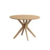 Masa Rotunda Tomisa,  Ø106x76 h cm, Lemn/MDF, Stejar Bianco picture - 1