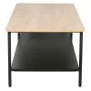 Masuta de Cafea Verna B, 100x50x40 cm, Metal/Pal Melaminat, Negru/Stejar picture - 2