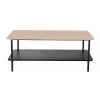 Masuta de Cafea Verna B, 100x50x40 cm, Metal/Pal Melaminat, Negru/Stejar picture - 3