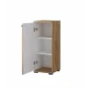 Mobilier de Baie Fargo, 5 Piese, Fronturi MDF,  Stejar Auriu Harbor/ Alb Lucios picture - 4